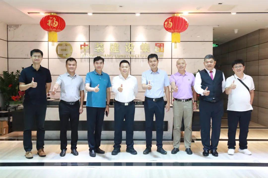 垣曲縣縣委常委、副縣長張帆一行蒞臨中裝建設考察交流